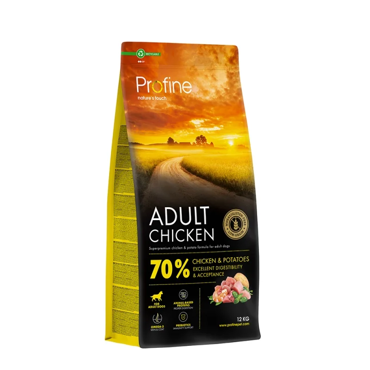 Profine Ξηρά Τροφή Σκύλου Adult Κοτόπουλο & Πατάτα 12Kg